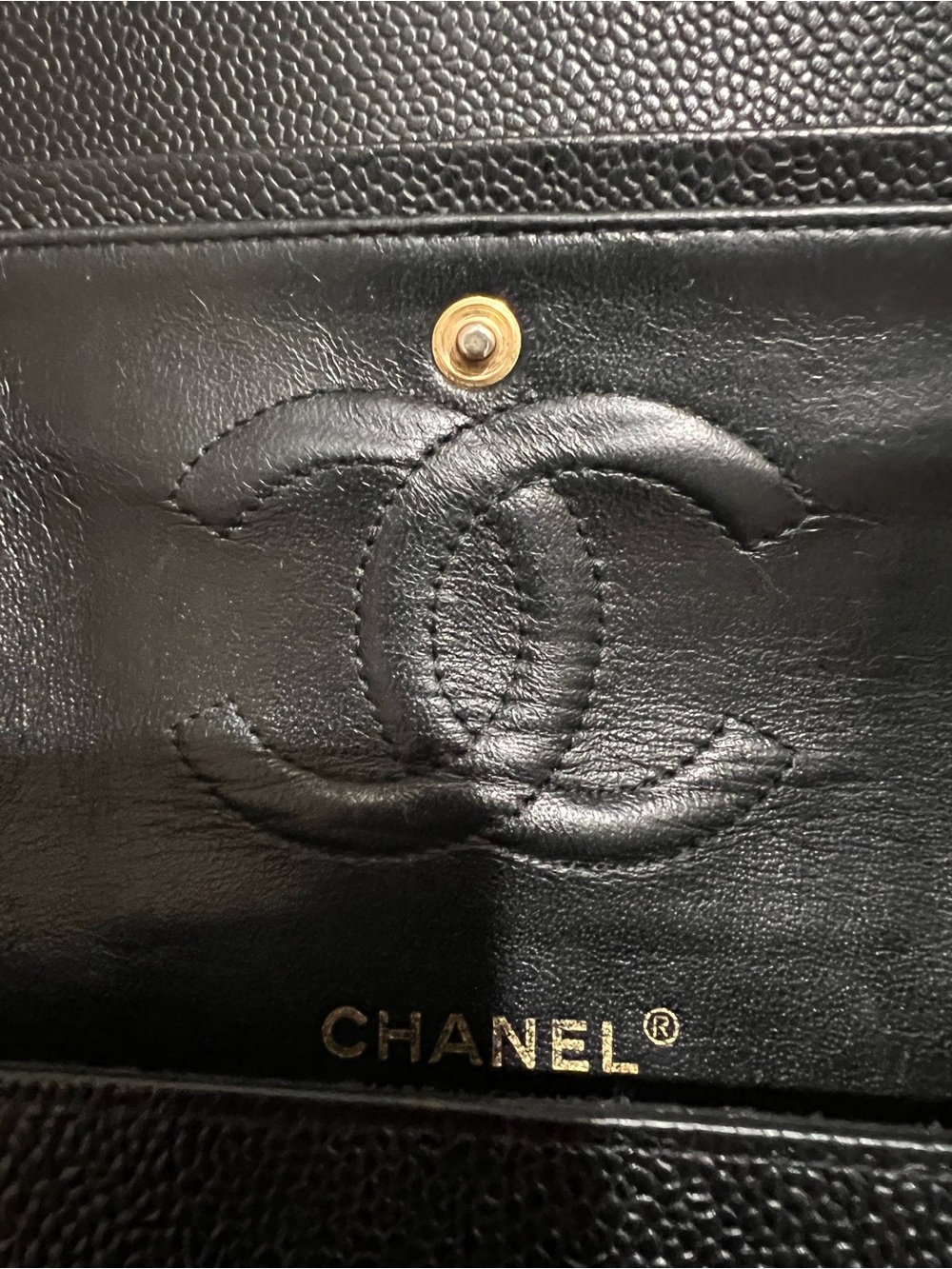 Chanel Classic Caviar Quilted Medium Double Flap - Picture 6 of 11